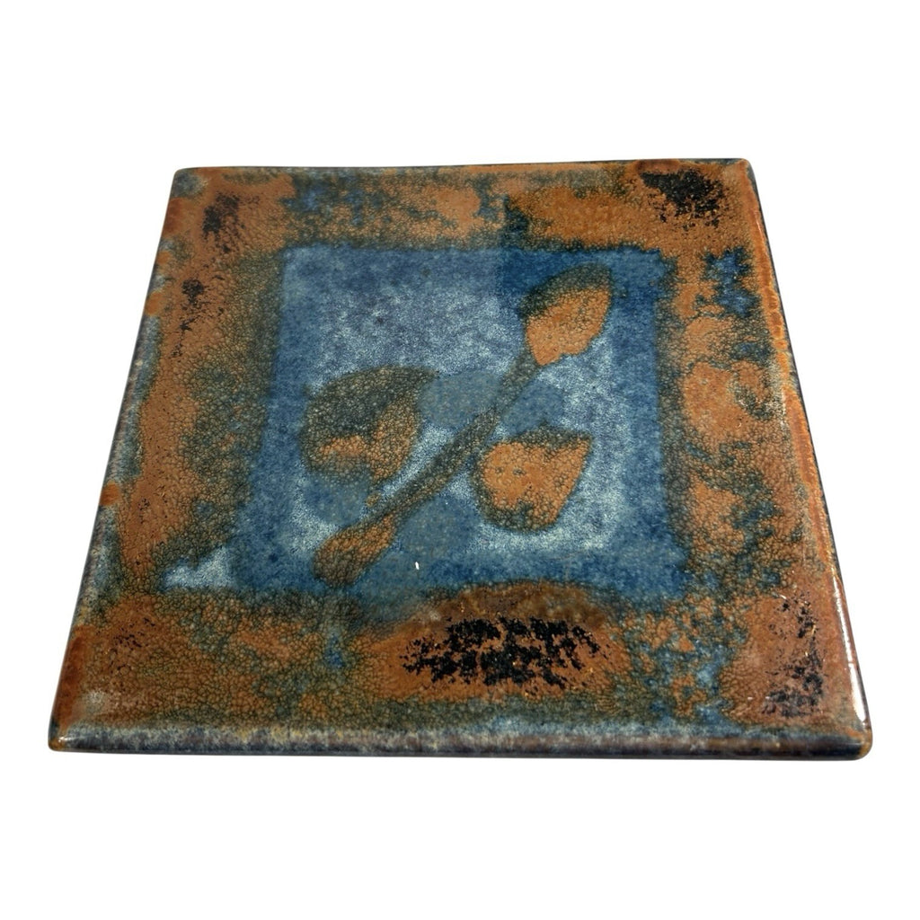 Vintage Set of 3  Mid Century Potter Michael Cohen Pottery Tiles