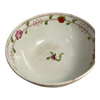 Antique Gaudy Dutch Kings Rose Strawberry Pearlware Bowl