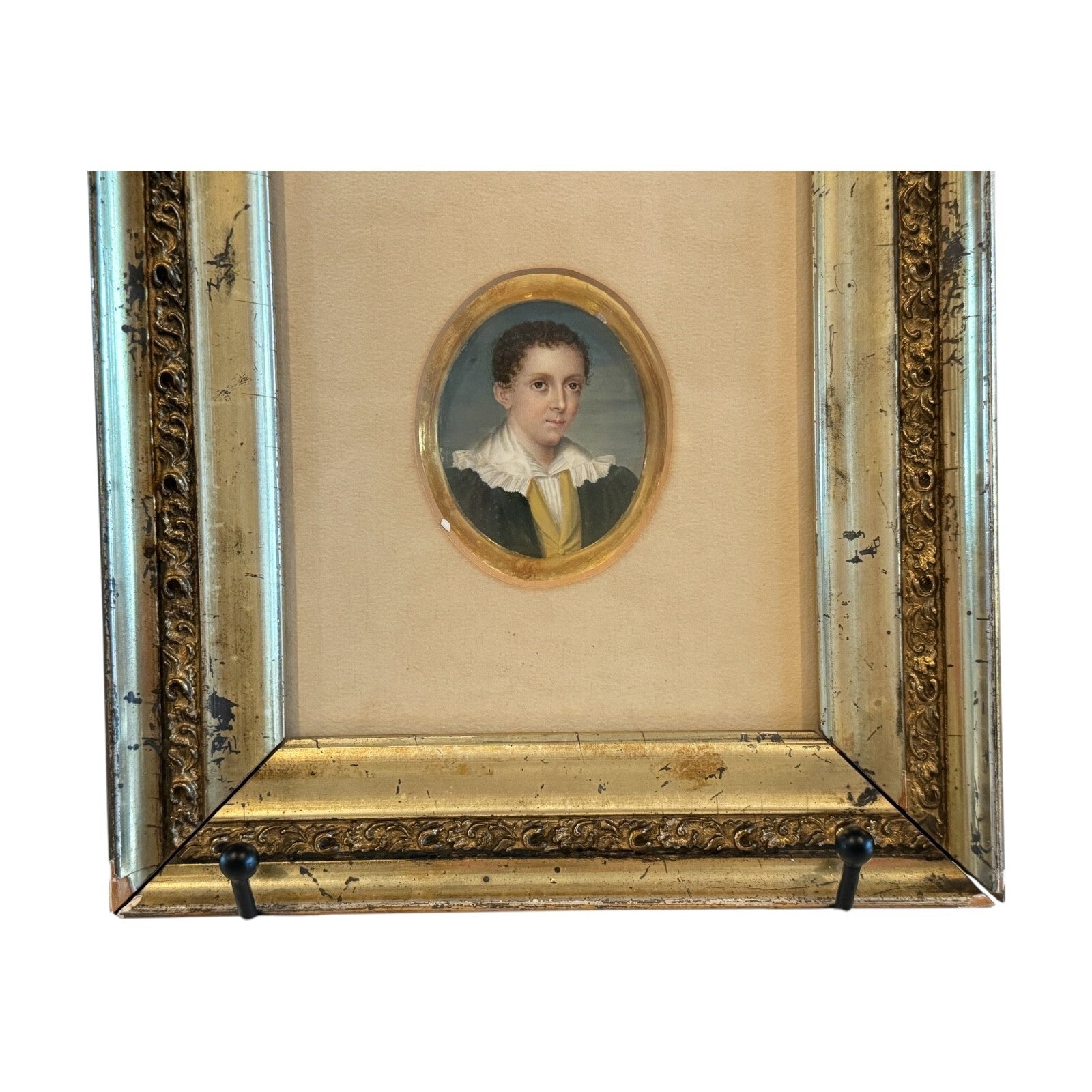 Antique Rare Miniature Portraits Thomas Birkey Family of Maryland (Set of 3)