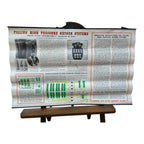 Vintage WW2 WWII Jet High Pressure Oxygen System Instruction Poster