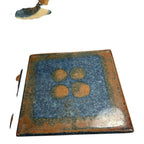 Vintage Set of 3  Mid Century Potter Michael Cohen Pottery Tiles