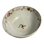 Antique Gaudy Dutch Kings Rose Strawberry Pearlware Bowl