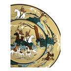 Antique Buffalo Pottery Deldare Ware Plate - Fallowfield Hunt Series