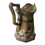 Antique 1925 Buffalo Pottery Deldare Ware "Ye Village Street" Pitcher