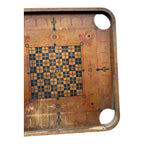 Antique Double Sided Game Board Early Carrom Game
