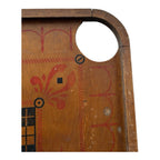 Antique Double Sided Game Board Early Carrom Game