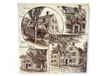 Antique Minton's China Works The Old Holmes House Decorative Ceramic Tile