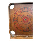 Antique Double Sided Game Board Early Carrom Game