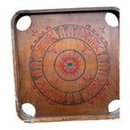Antique Double Sided Game Board Early Carrom Game