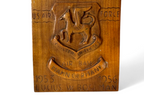 Vintage U.S. Air Force Commemorative Wooden Plaque, Signed Lucius W. Boseman