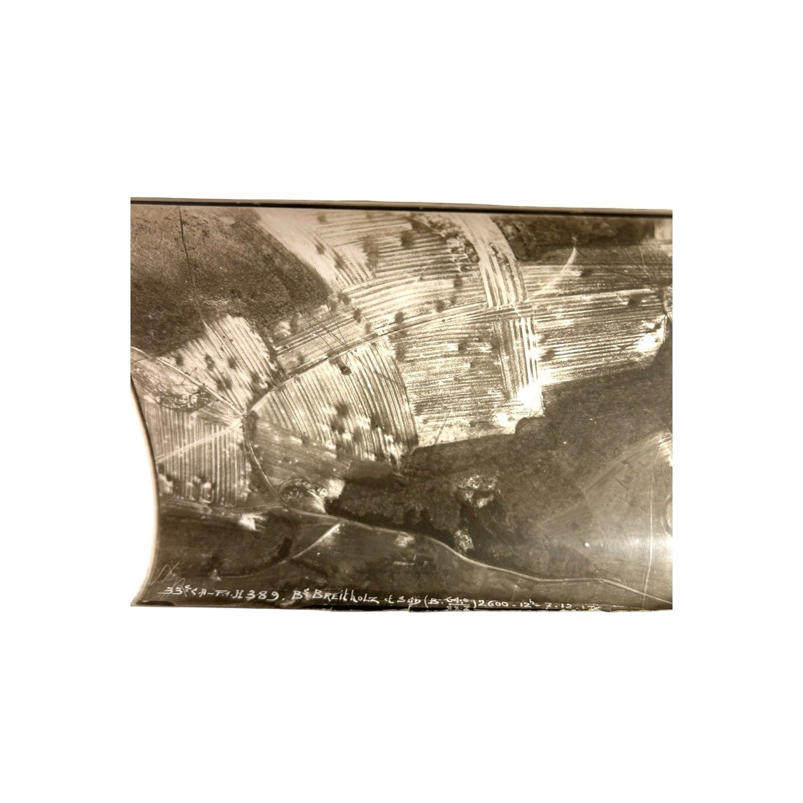 Antique Lot of 5 WWI Aerial Reconnaissance Photographs of Germany & France