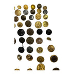 Vintage Lot of 120 Retired Police, Military & Fire Buttons
