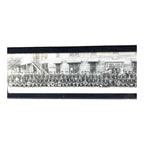 Antique WWI Panoramic Soldiers Photo Camp Jackson SC - Framed Yard-Long