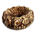 Antique Rockingham Bennington Clam Shell Spittoon Owned by Martha Stewart