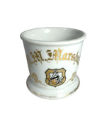 Antique Mason Masonic Occupational Shaving Mug RM Marshall
