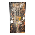 Vintage Large Original Abstract Expressionist Painting "Buffalo Woman" - Signed