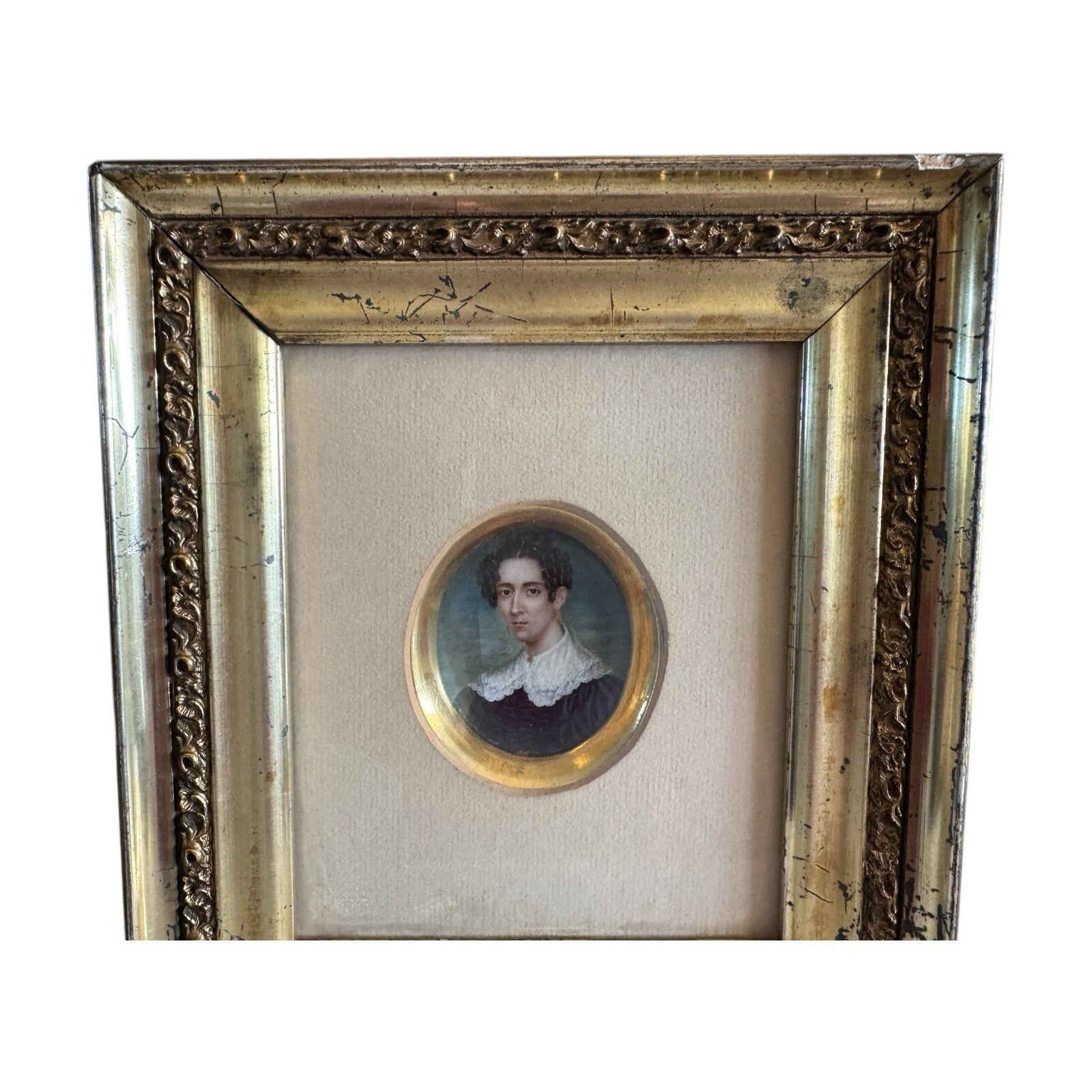 Antique Rare Miniature Portraits Thomas Birkey Family of Maryland (Set of 3)