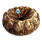 Antique Rockingham Bennington Clam Shell Spittoon Owned by Martha Stewart