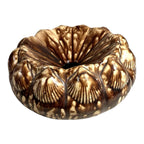 Antique Rockingham Bennington Clam Shell Spittoon Owned by Martha Stewart