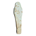 Ancient Egyptian Hand-Carved Faience Glazed Stone Ushabti Figure - Tomb Art
