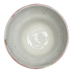 Antique Staffordshire Red Peafowl Spatterware Spongeware Cup & Saucer