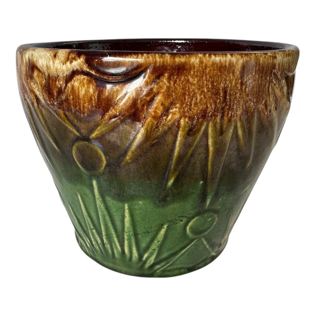 Vintage RRP Roseville Ohio Sunburst Sun & Moon Pottery Jardiniere Planter