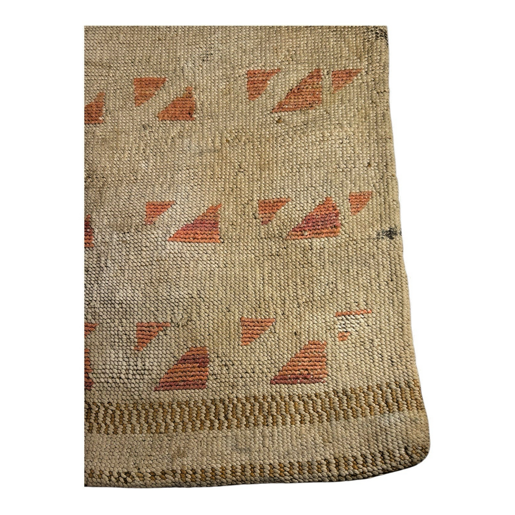 Antique Native American Nez Perce Corn Husk Woven Flat Bag