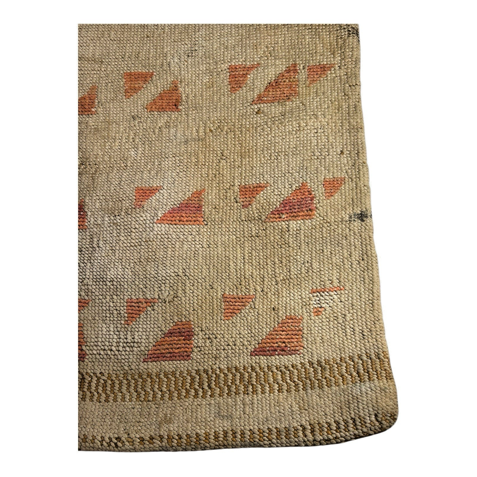 Antique Native American Nez Perce Corn Husk Woven Flat Bag