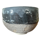 Vintage Japanese Studio Art Pottery Chawan Matcha Tea Bowl - Signed, Makoto Yabe
