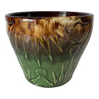 Vintage RRP Roseville Ohio Sunburst Sun & Moon Pottery Jardiniere Planter