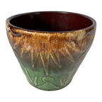 Vintage RRP Roseville Ohio Sunburst Sun & Moon Pottery Jardiniere Planter