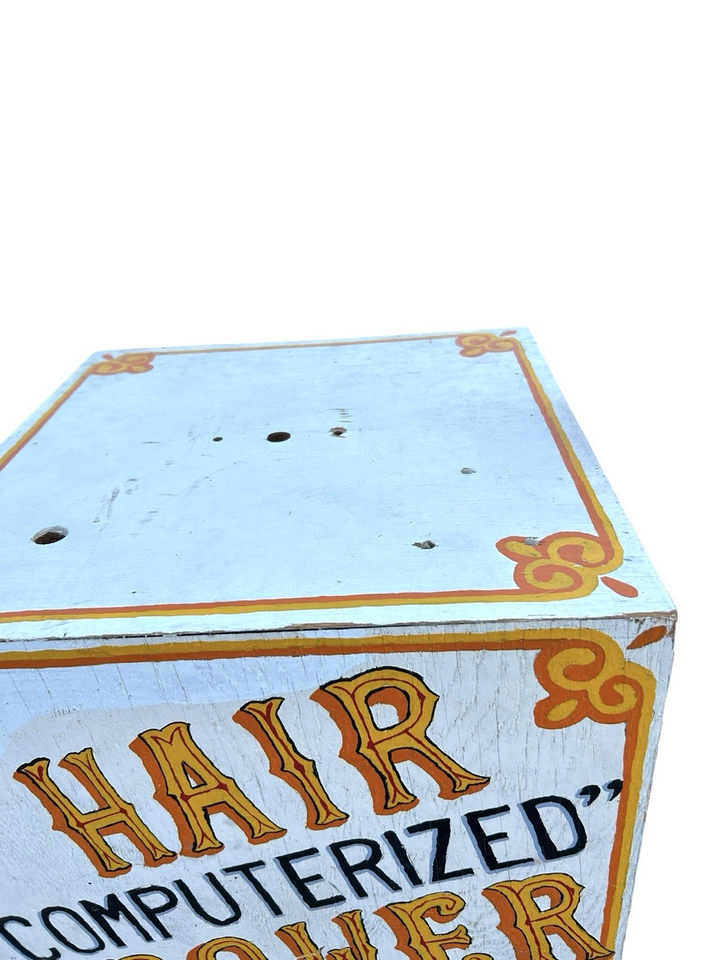 Vintage Carnival Amusement 'Computerized Hair Grower' Box - Owned by Mike Wolfe