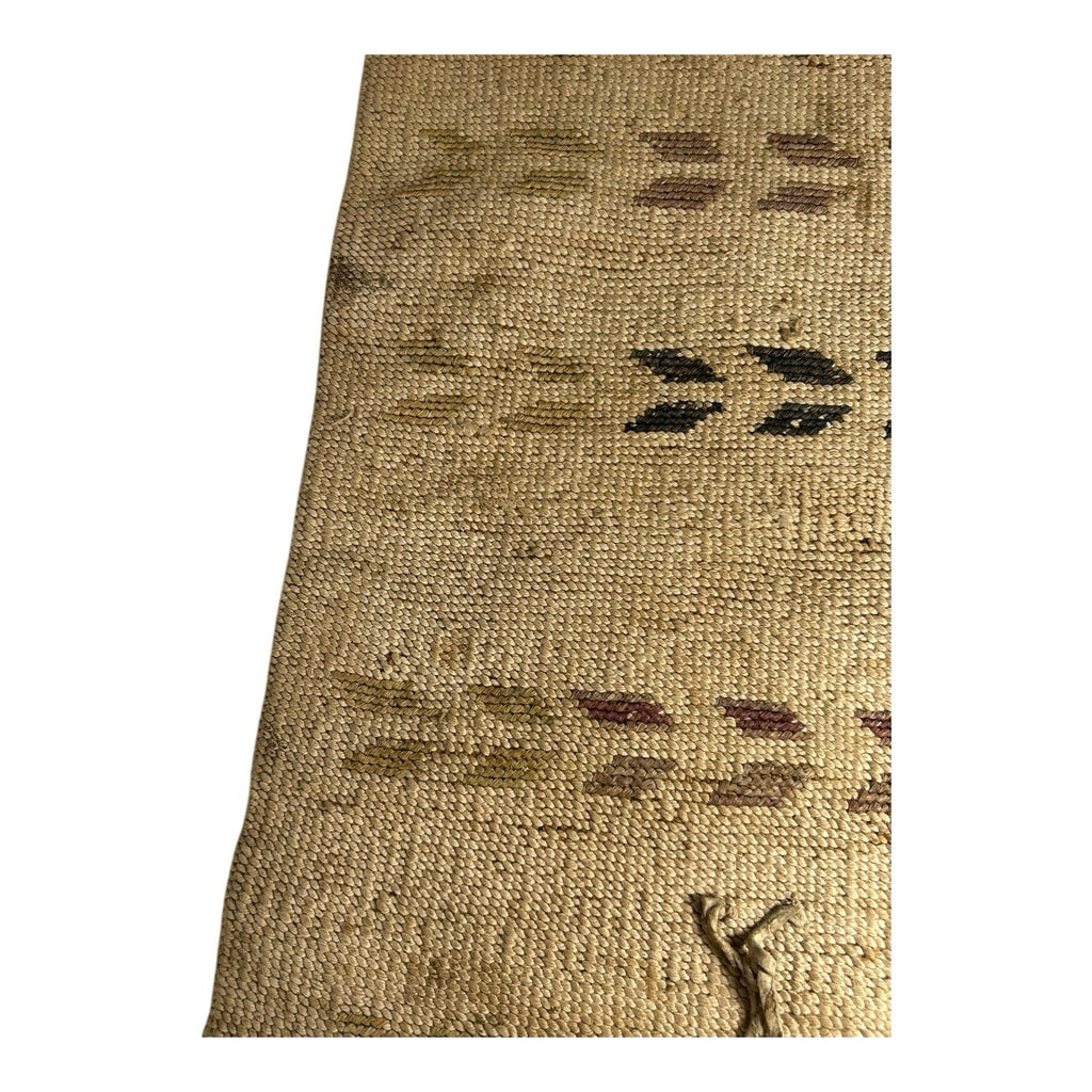 Antique Native American Nez Perce Corn Husk Woven Flat Bag