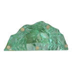 Vintage Kosta Boda Glass Iceberg Sculpture Viking Ship by Vicke Lindstrand