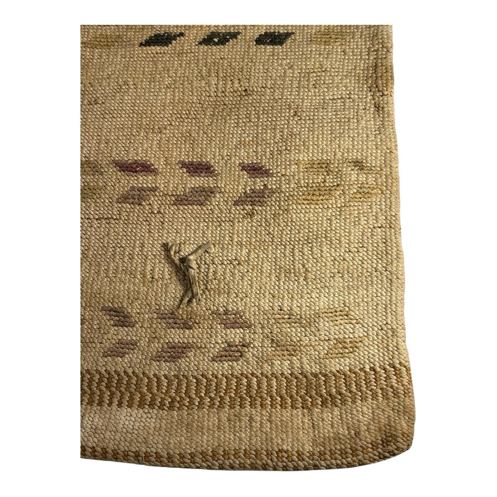 Antique Native American Nez Perce Corn Husk Woven Flat Bag