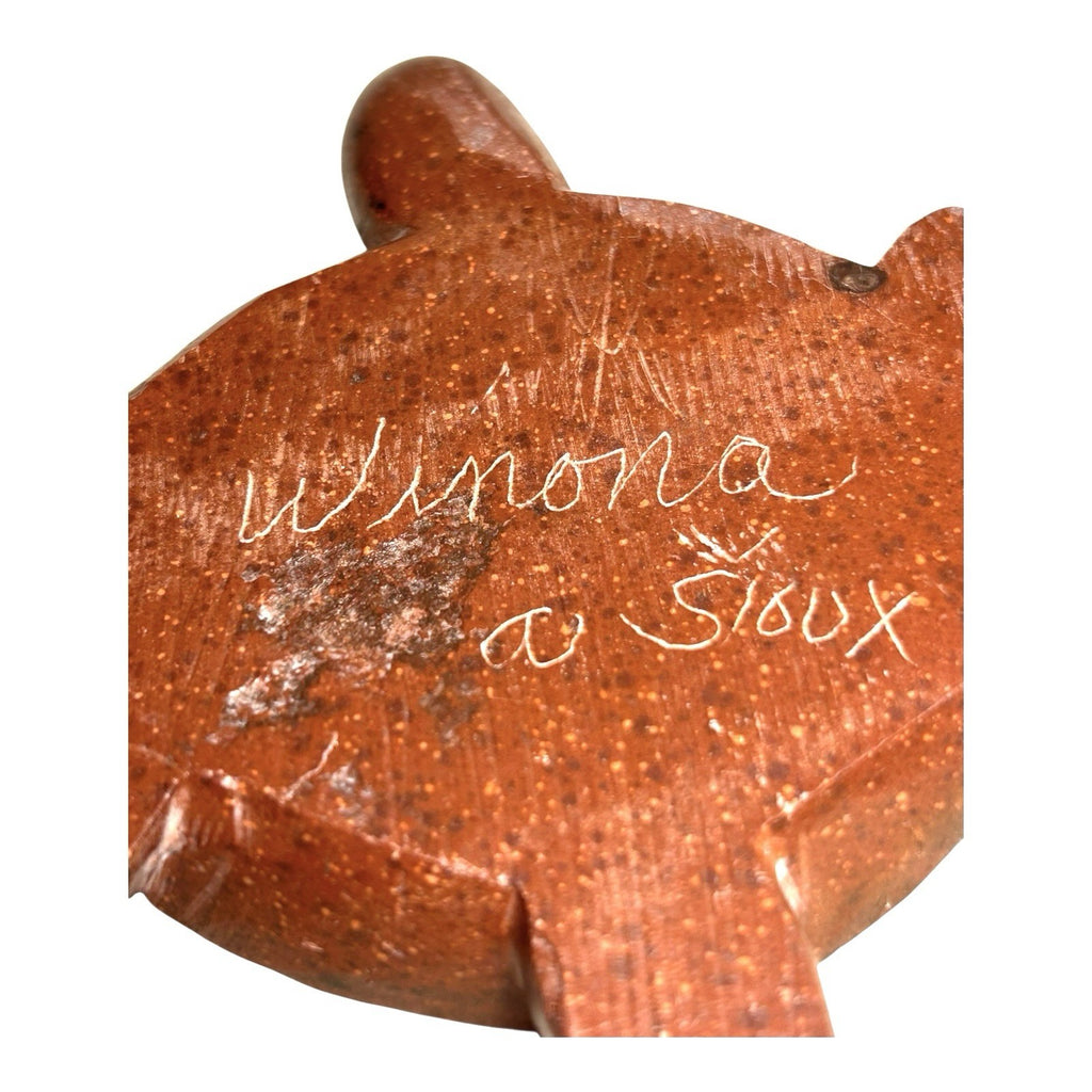 Vintage Native American Hand Carve Turtle Fetish Figurine - Sioux