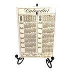 Antique Wedgwood 1900 Calendar Advertising Tile John Hancock House
