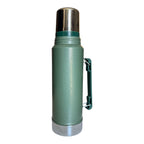 Vintage Large Green Stanley Thermos - Owned by Martha Stewart (Quart)