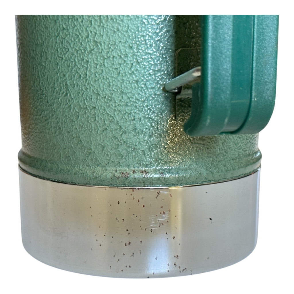 Vintage Large Green Stanley Thermos - Owned by Martha Stewart (Quart)