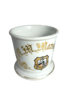 Antique Mason Masonic Occupational Shaving Mug RM Marshall