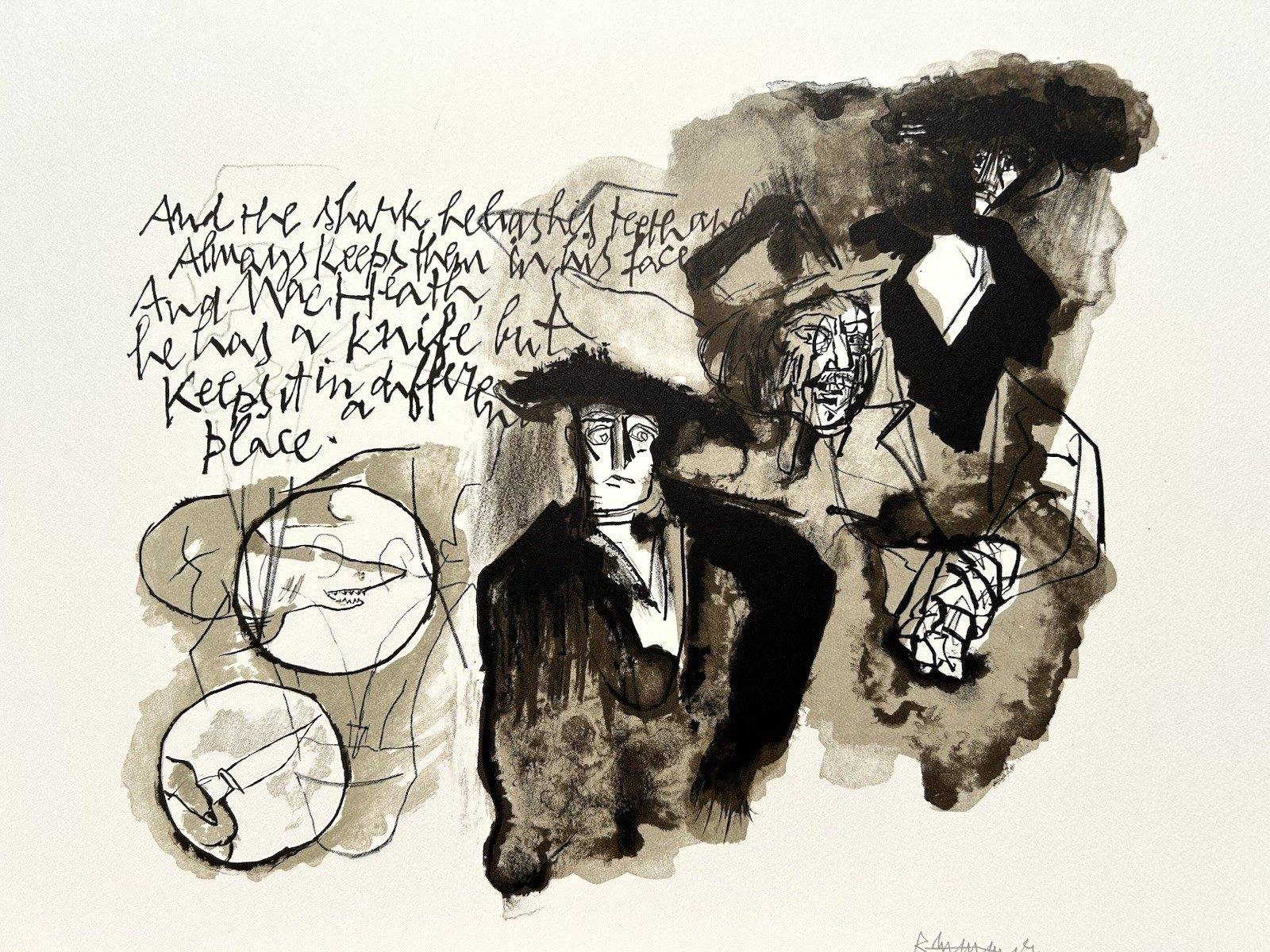 Vintage Modernist Expressionist Lithograph Portfolio 20 Prints - Abraham Rattner