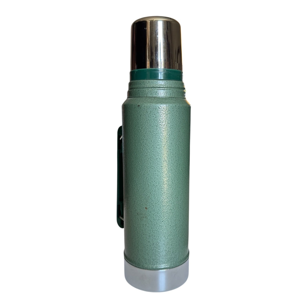 Vintage Large Green Stanley Thermos - Owned by Martha Stewart (Quart)