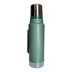 Vintage Large Green Stanley Thermos - Owned by Martha Stewart (Quart)