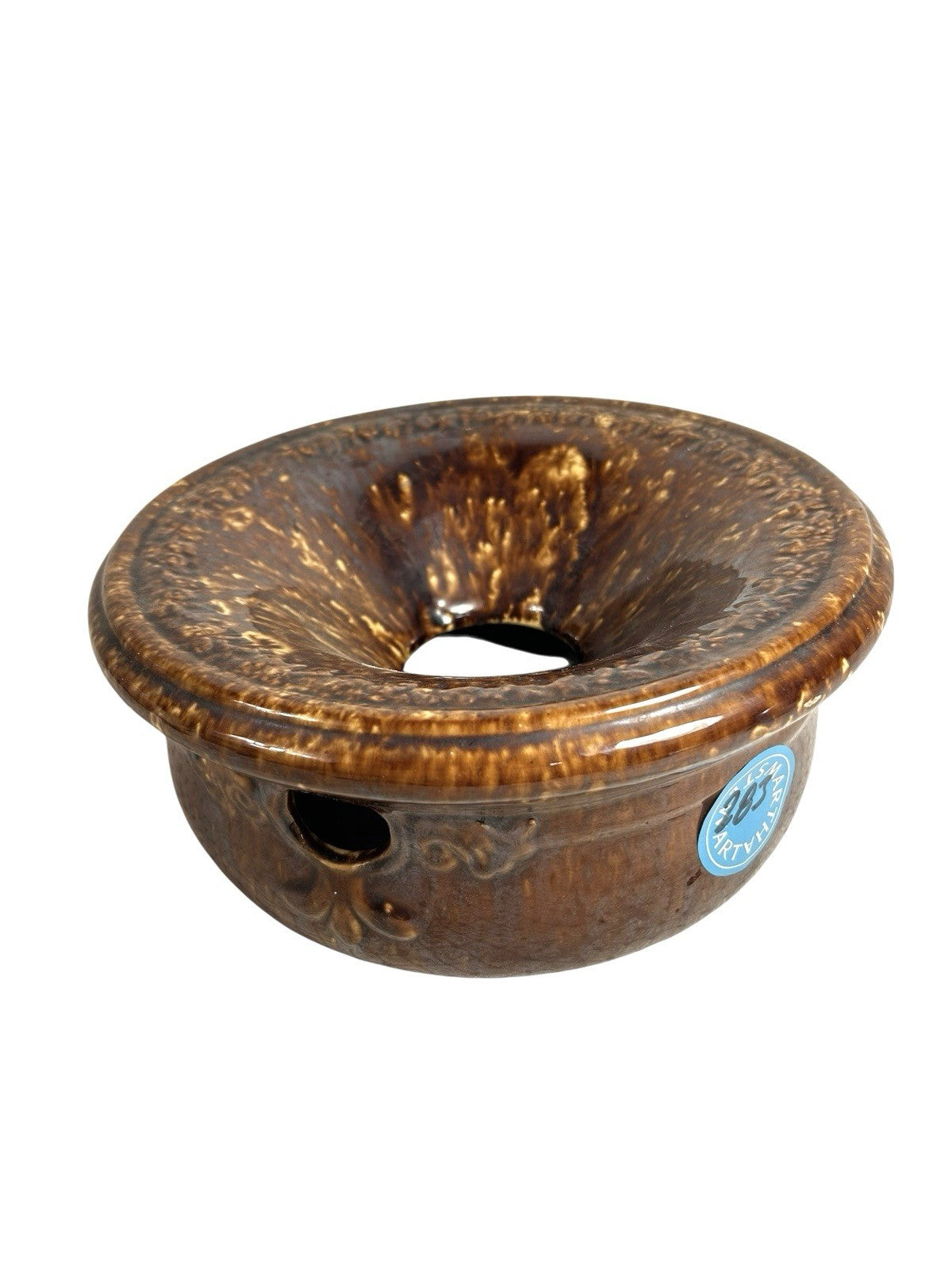Antique Rockingham Bennington Spittoon Owned by Martha Stewart at Turkey Hill