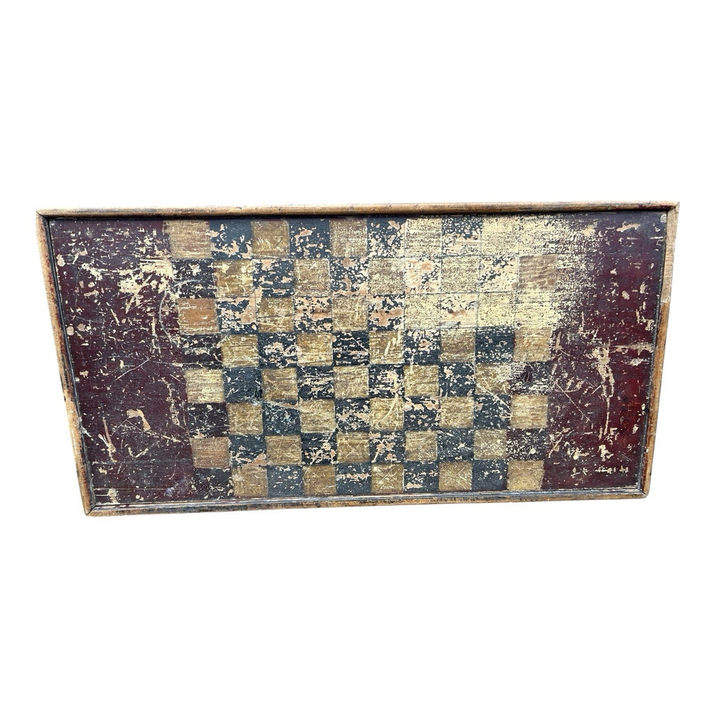 Antique Double Sided Game Board Gameboard Game