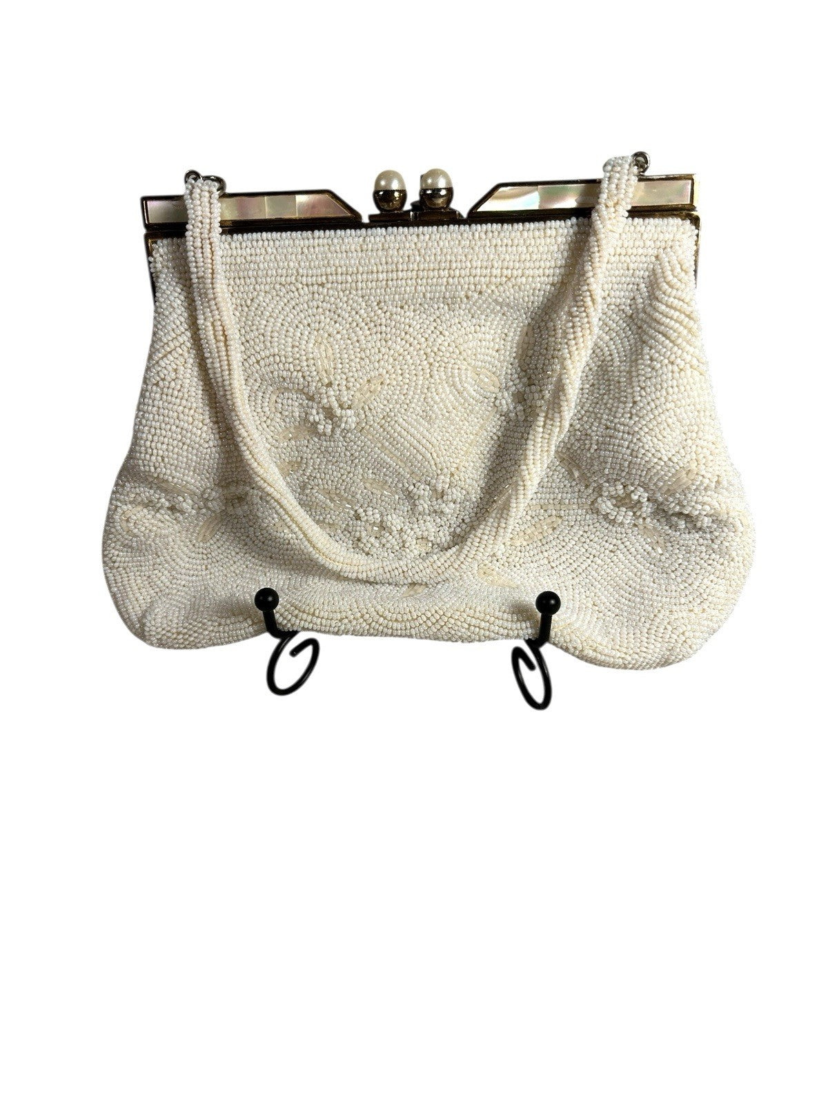 Vintage Ed B. Robinson EBR Beaded Clutch Purse