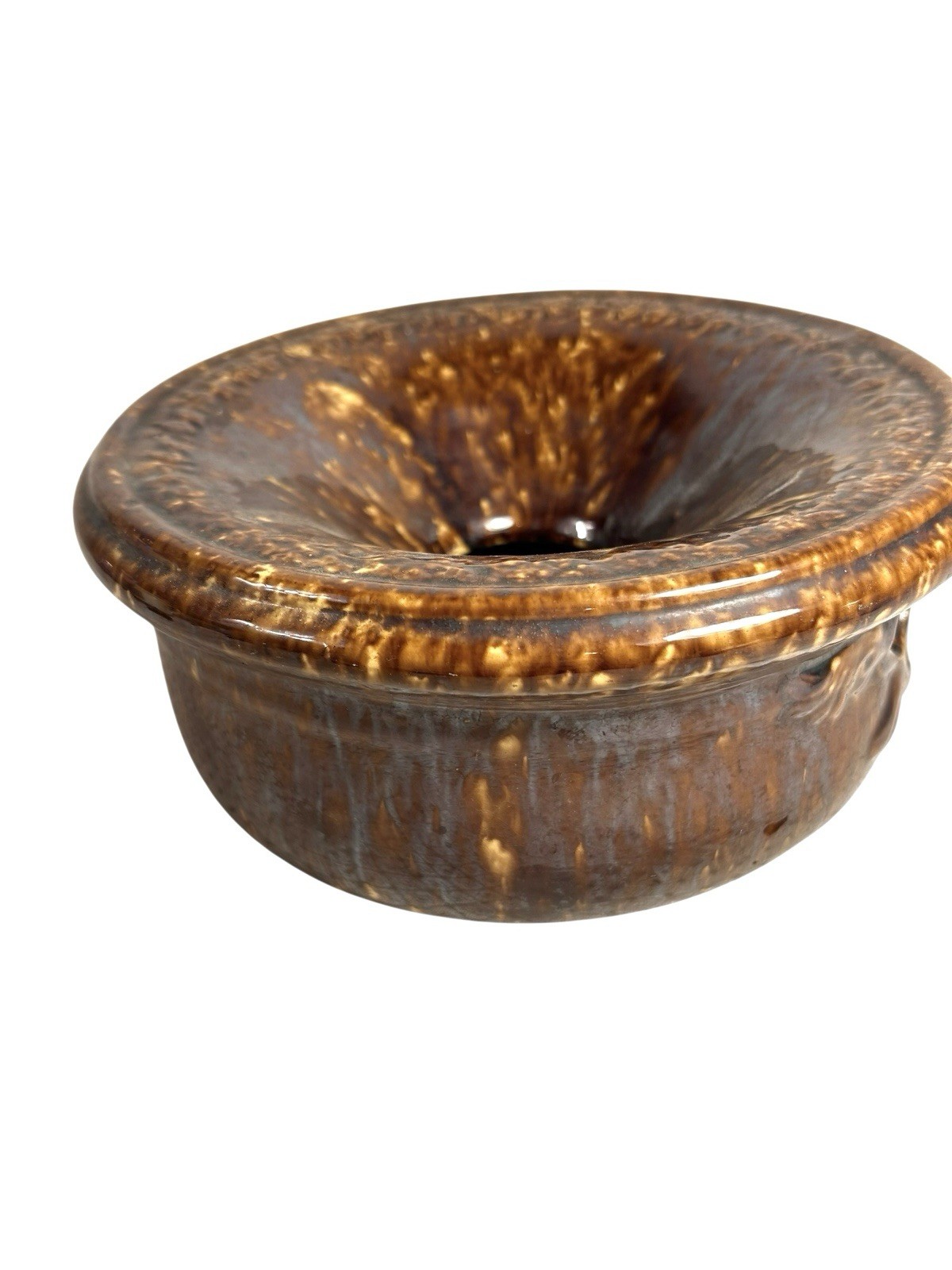 Antique Rockingham Bennington Spittoon Owned by Martha Stewart at Turkey Hill