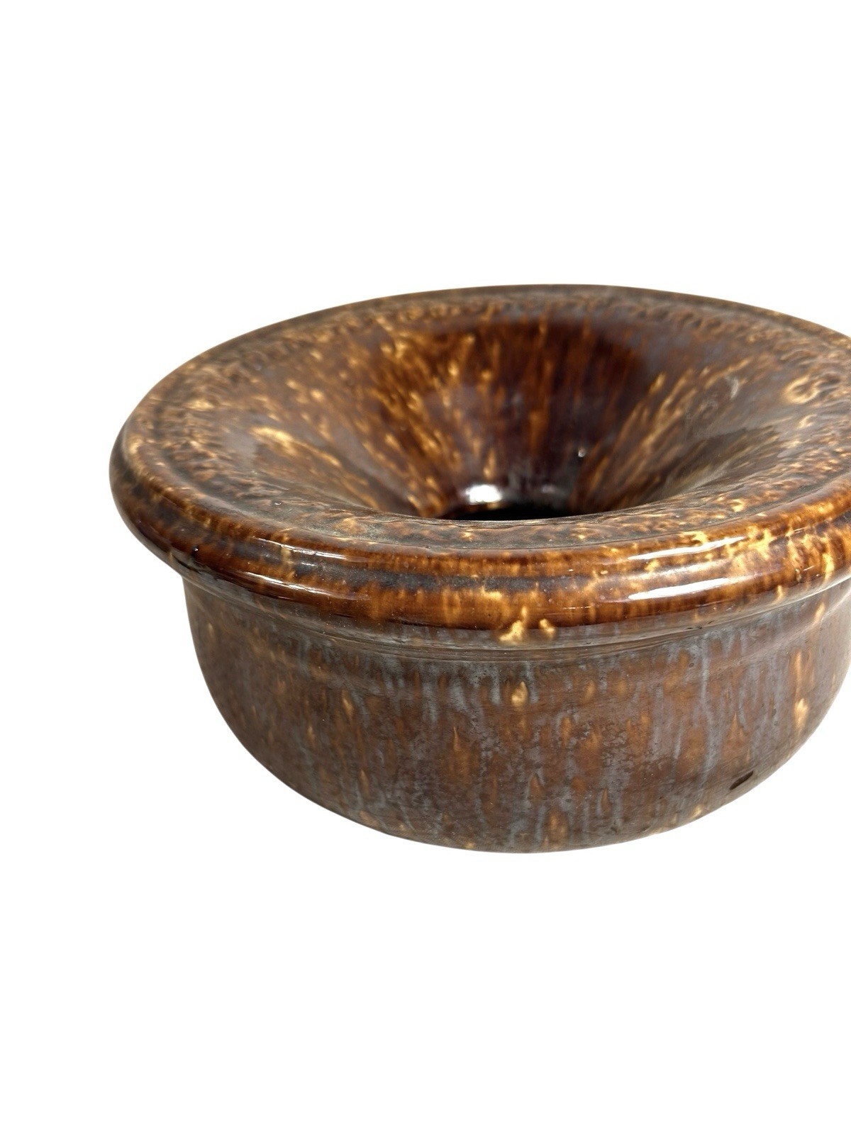 Antique Rockingham Bennington Spittoon Owned by Martha Stewart at Turkey Hill