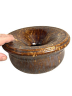 Antique Rockingham Bennington Spittoon Owned by Martha Stewart at Turkey Hill