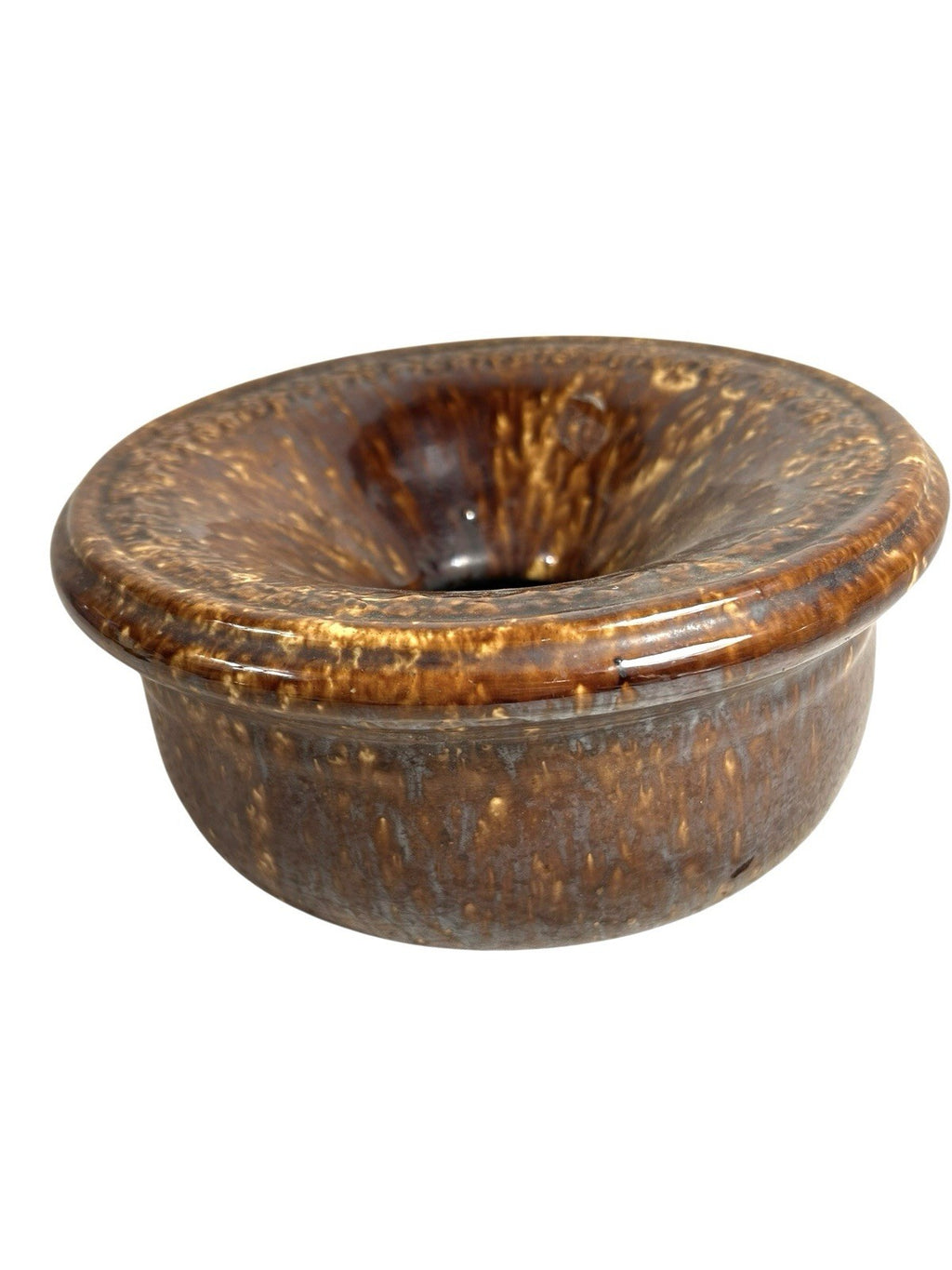Antique Rockingham Bennington Spittoon Owned by Martha Stewart at Turkey Hill